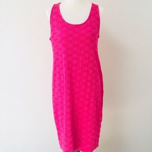 ISABEL Maternity Pink Floral Lace Shift Dress